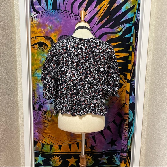 🌈 Lovely casual floral blouse - Picture 5 of 11